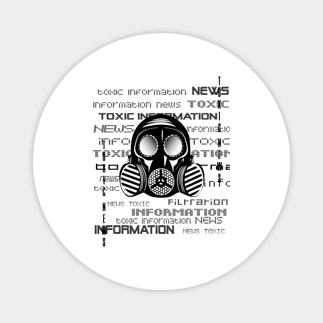 TOXIC NEWS v1 Magnet by aceofspace